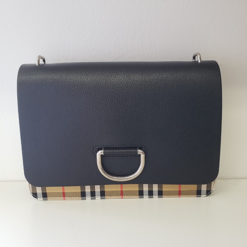 Burberry Medium Vintage Black D-Ring Bag - Picture 2 of 8